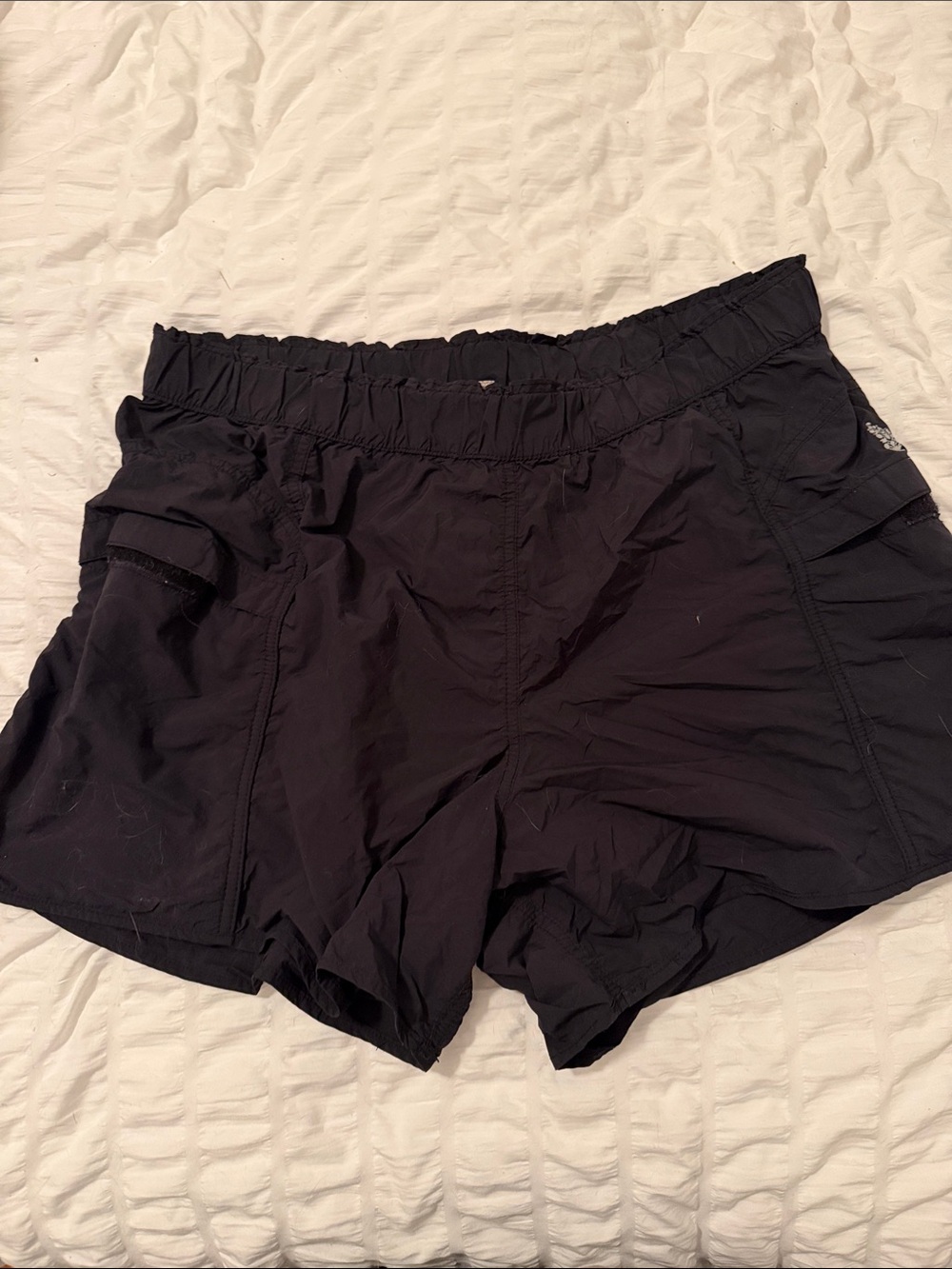 FP Movement by Free People Black Athletic Running Shorts with Pockets